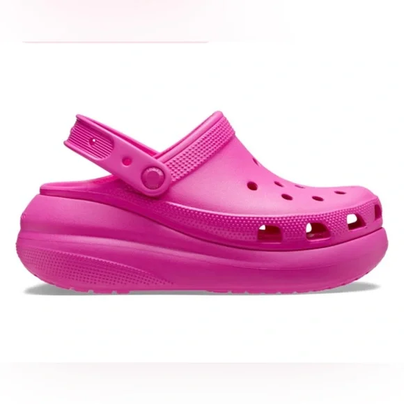 CROCS | Shoes | Crocs Mens Platform Pink Crush Clogs New 